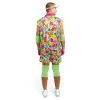 Hombre Disfrazzes Disfraces Hombre|Disfraces Kawaii Y Divertidos^Disfraz de Patinador Roller Rosa Años 70 para Hombre