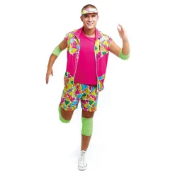 Hombre Disfrazzes Disfraces Hombre|Disfraces Kawaii Y Divertidos^Disfraz de Patinador Roller Rosa Años 70 para Hombre