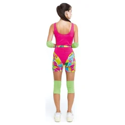 Hot Disfraz de Patinadora Roller Rosa Años 70 para Mujer Mujer Disfraces Mujer|Disfraces Kawaii Y Divertidos