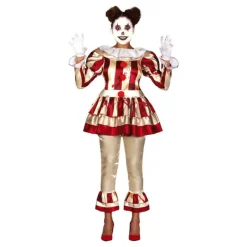 Sale Disfraz de Payasa a Rayas para mujer Mujer Disfraces Mujer|Disfraces Halloween Mujer