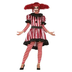 Clearance Disfraz de Payasa Risueña para mujer Mujer Disfraces Mujer|Disfraces Halloween Mujer