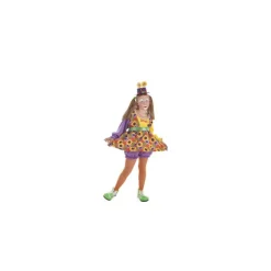 Discount Disfraz de Payasita con Flores para niña Disfraces Infantiles
