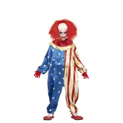 Disfrazzes Disfraces Infantiles|Disfraces Halloween Niño^Disfraz de Payaso Patriota Malvado para niños