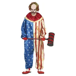 Hombre Disfrazzes Disfraces Hombre|Disfraces Halloween Hombre^Disfraz de Payaso Patriota Siniestro para hombre