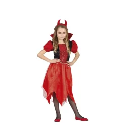 Outlet Disfraz de Pequeña Diablilla con vestido para niña Disfraces Infantiles|Disfraces Halloween Niña