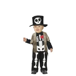 Disfraz de Pequeño Esqueleto con sombrero para bebé Disfraces Infantiles|Disfraces Halloween Bebés