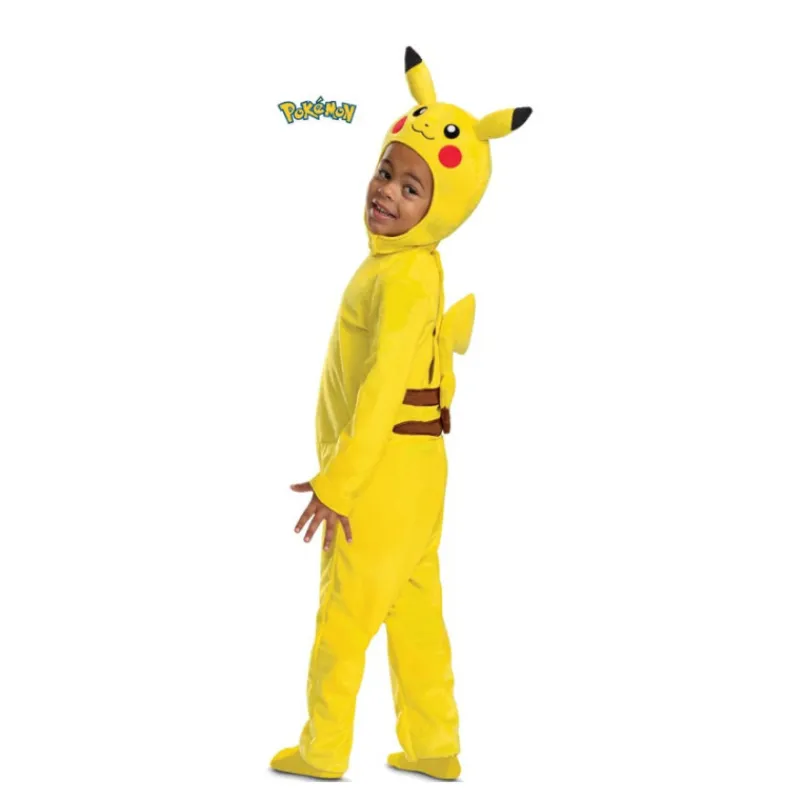 Discount Disfraz de Pikachu Pokémon para Bebés y Niños - Con Cola de Lujo Disfraces Infantiles|Disfraces Videojuegos