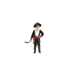 Disfrazzes Disfraces Infantiles^Disfraz de Pirata Casaca Negra para niño