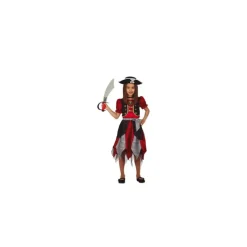 Disfrazzes Disfraces Infantiles^Disfraz de Pirata Granate para niña
