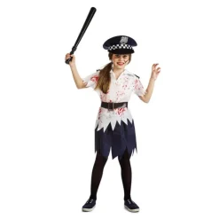 Sale Disfraz de Policía Zombie para niña Disfraces Infantiles|Disfraces Halloween Niña