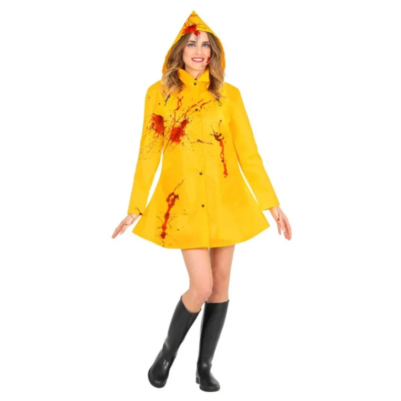 Online Disfraz de Poncho Chubasquero Amarillo para Adultos Mujer Disfraces Mujer