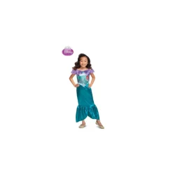 Disfrazzes Disfraces Infantiles|Disfraces Disney^Disfraz de Princesa Ariel Básico Plus para niña