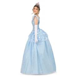 Mujer Disfrazzes Disfraces Mujer|Disfraces Disney^Disfraz de Princesa Azul Celeste de Cuento para Mujer