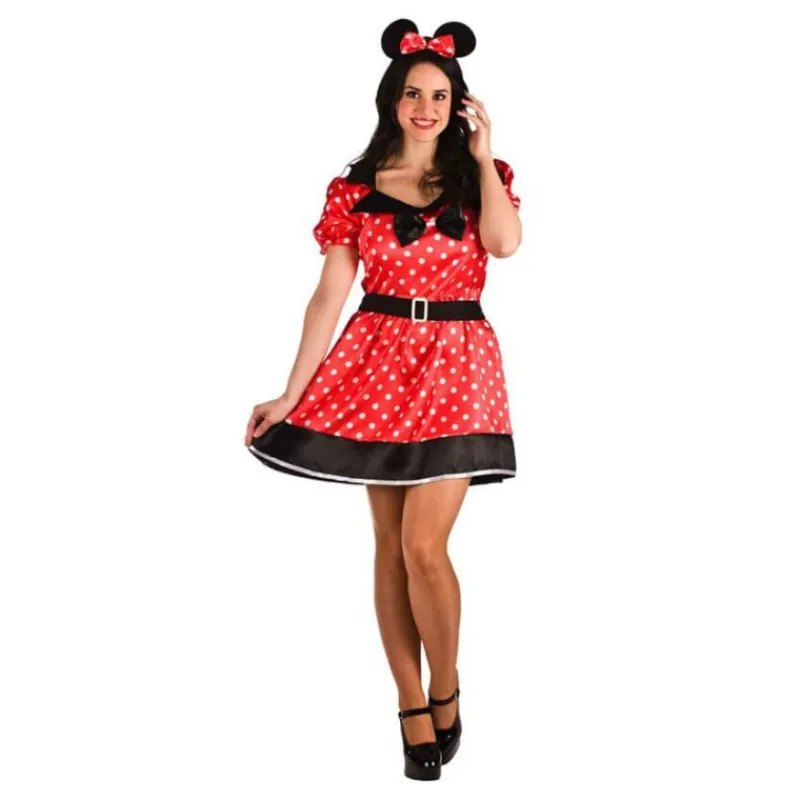Mujer Disfrazzes Disfraces Mujer|Disfraces Disney^Disfraz de Ratoncita Minnie Mouse vintage