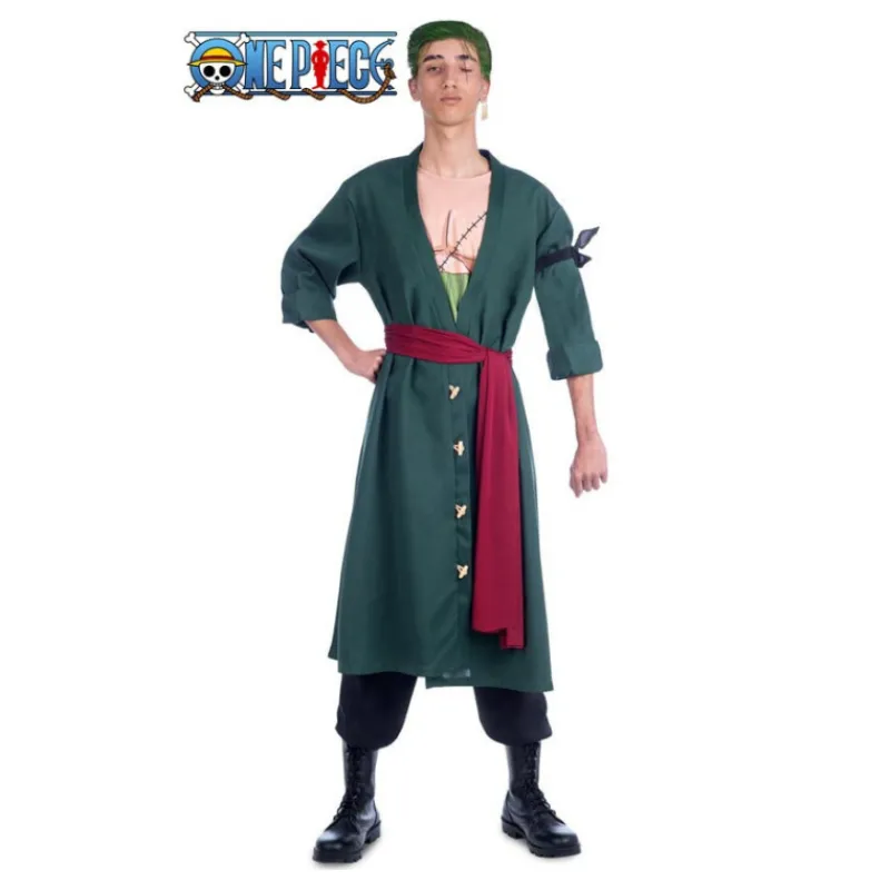 Hombre Disfrazzes Disfraces Hombre|Disfraces Manga Y Anime^Disfraz de Roronoa Zoro de One Piece para hombre