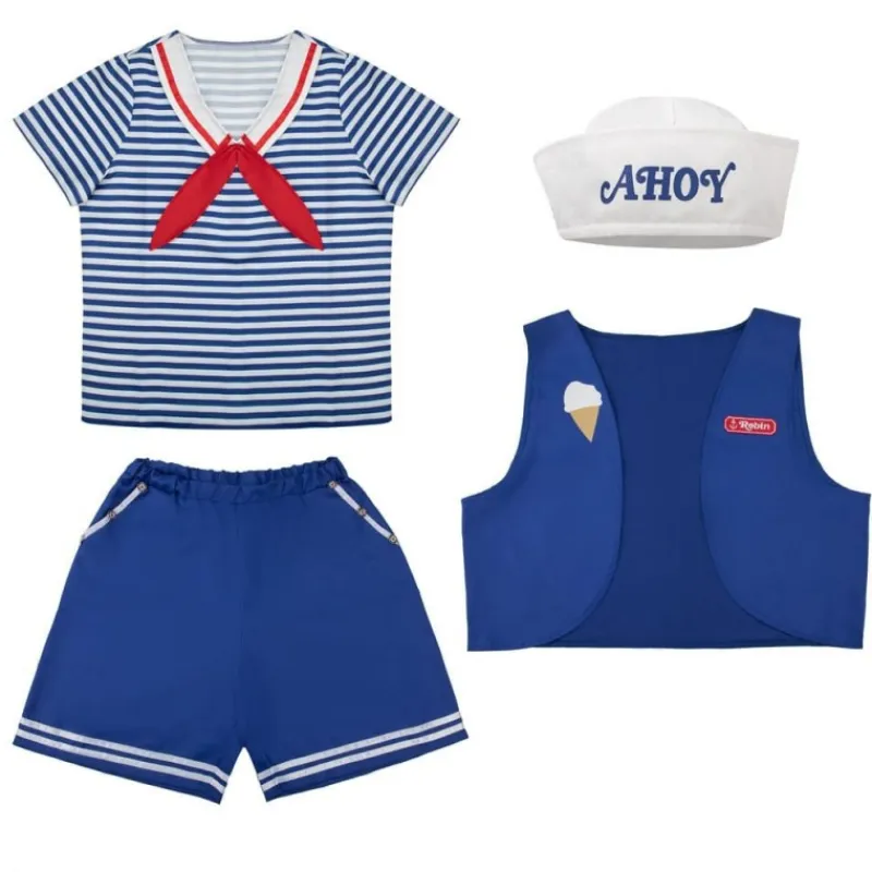 Disfraz de Scoops Ahoy Robin de Stranger Things Mujer Disfraces Mujer|Disfraces Hombre