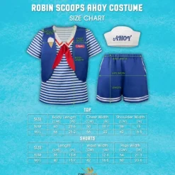 Disfraz de Scoops Ahoy Robin de Stranger Things Mujer Disfraces Mujer|Disfraces Hombre