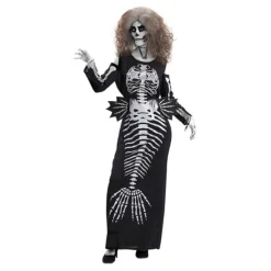 Disfraz de Sirena Esqueleto para mujer Mujer Disfraces Mujer|Disfraces Halloween Mujer