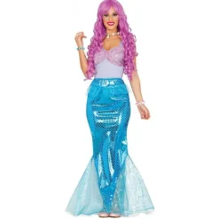 Mujer Disfrazzes Disfraces Mujer|Disfraces Disney^Disfraz de Sirena Glamour mujer