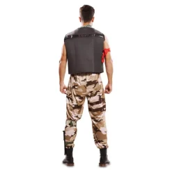 Hombre Disfrazzes Disfraces Hombre|Disfraces Videojuegos^Disfraz de Skin militar asalto Fortnite para hombre