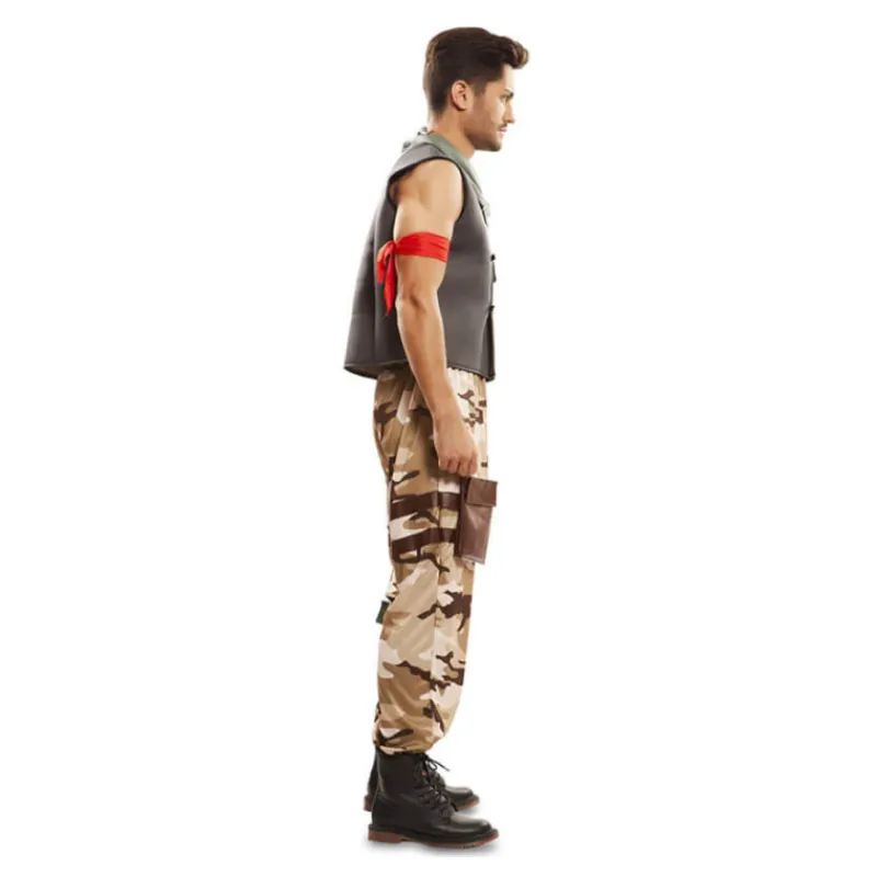 Hombre Disfrazzes Disfraces Hombre|Disfraces Videojuegos^Disfraz de Skin militar asalto Fortnite para hombre