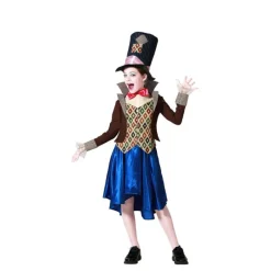 New Disfraz de Sombrerera Loca con Chaqueta para Niña Disfraces Infantiles|Disfraces Disney