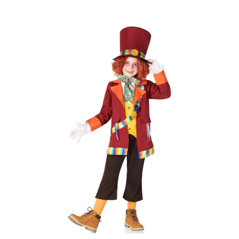Discount Disfraz de Sombrerero Loco Burdeos para Niño Disfraces Infantiles|Disfraces Disney