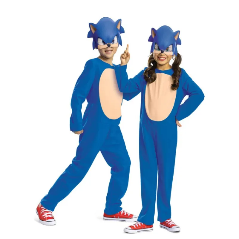 Disfrazzes Disfraces Infantiles|Disfraces Videojuegos^Disfraz de Sonic Azul con Máscara para Niños