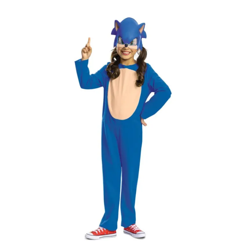 Disfrazzes Disfraces Infantiles|Disfraces Videojuegos^Disfraz de Sonic Azul con Máscara para Niños