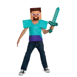 Disfrazzes Disfraces Infantiles|Disfraces Videojuegos^Disfraz de Steve Minecraft para Niños