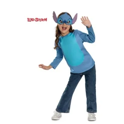 Disfraz de Stitch Básico con Máscara para Niña Disfraces Infantiles|Disfraces Disney