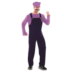 Sale Disfraz de Super Mario Morado para hombre Hombre Disfraces Hombre|Disfraces Videojuegos