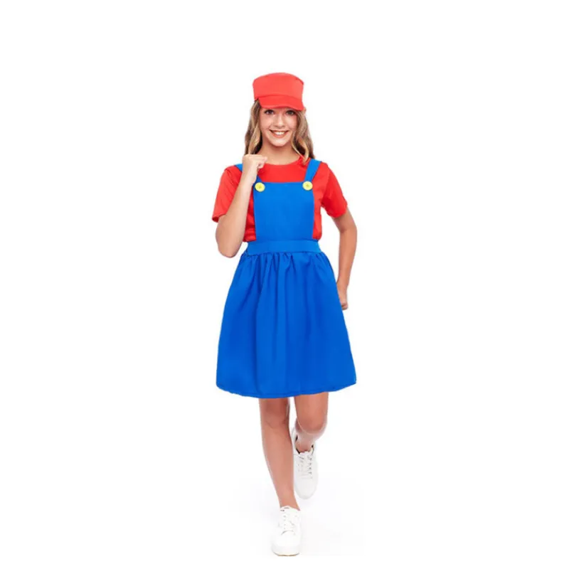 Disfrazzes Disfraces Infantiles|Disfraces Videojuegos^Disfraz de Super Mario para Niña