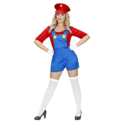 Mujer Disfrazzes Disfraces Mujer|Disfraces Videojuegos^Disfraz de Super Mario para Mujer