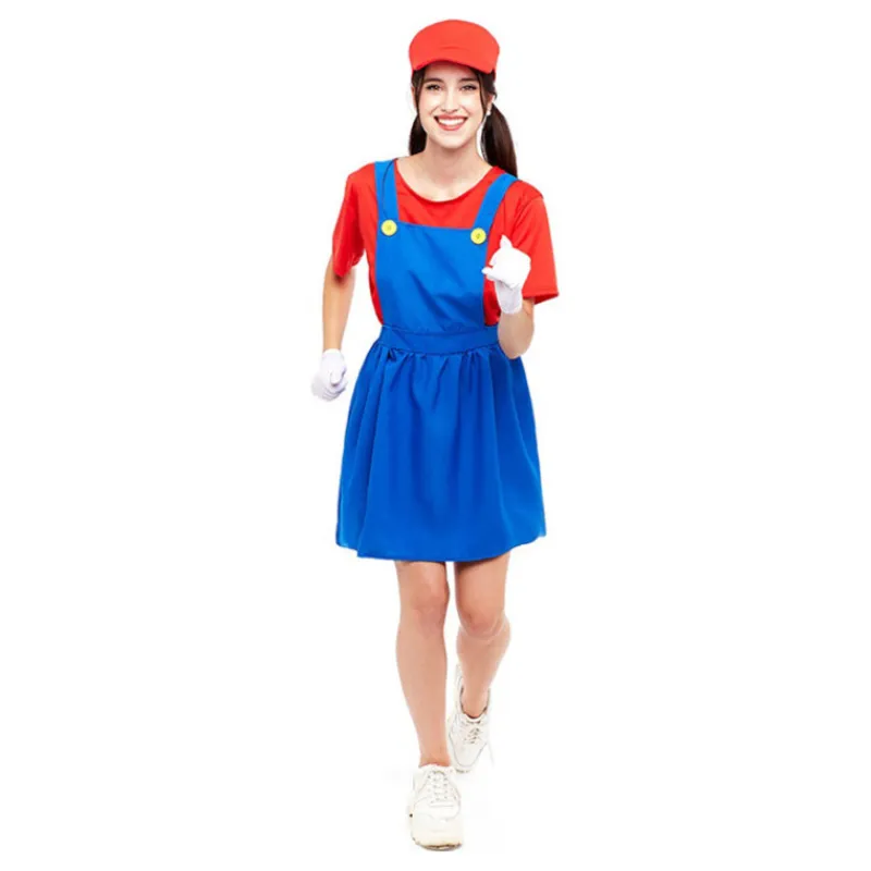 Best Disfraz de Super Mario para Mujer Mujer Disfraces Mujer|Disfraces Videojuegos
