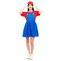 Best Disfraz de Super Mario para Mujer Mujer Disfraces Mujer|Disfraces Videojuegos