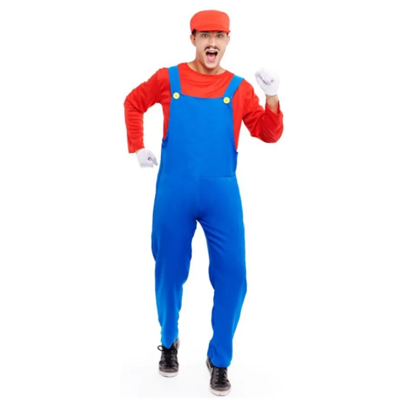 Disfraz de Super Mario para Hombre Hombre Disfraces Hombre|Disfraces Videojuegos