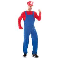 Hombre Disfrazzes Disfraces Hombre|Disfraces Videojuegos^Disfraz de Super Mario rojo