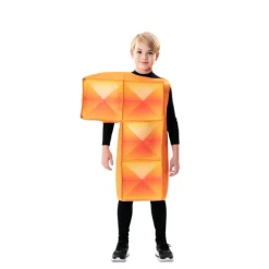 Disfrazzes Disfraces Infantiles|Disfraces Videojuegos^Disfraz de Tetris Naranja para niños