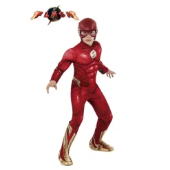 Clearance Disfraz de The Flash Deluxe para Niño - Conviértete en el Velocista Escarlata Disfraces Infantiles|Disfraces Dc