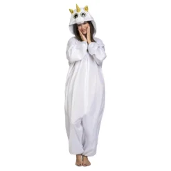 Disfrazzes Disfraces Unisex|Disfraces Kawaii Y Divertidos^Disfraz de Unicornio blanco con Ojos grandes para adultos