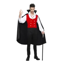 Hombre Disfrazzes Disfraces Hombre|Disfraces Halloween Hombre^Disfraz de Vampiro con capa para hombre