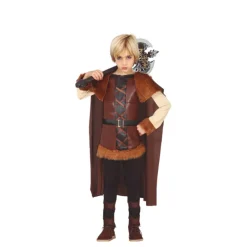 Sale Disfraz de Vikinga marrón para niña Disfraces Infantiles|Disfraces Medievales Y Vikingos