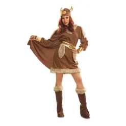 Disfraz de Vikinga para Mujer Mujer Disfraces Mujer|Disfraces Medievales Y Vikingos