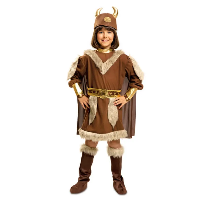 Disfraz de Vikinga para Niña Disfraces Infantiles|Disfraces Medievales Y Vikingos