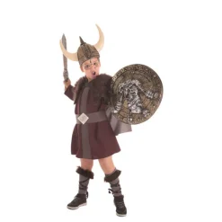 Online Disfraz de Vikingo con Casco para niño Disfraces Infantiles|Disfraces Medievales Y Vikingos
