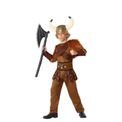 New Disfraz de Vikingo Marrón para niño Disfraces Infantiles|Disfraces Medievales Y Vikingos