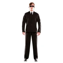 Hombre Disfrazzes Disfraces Hombre^Disfraz Doble de Hombre de Negro y Alien para hombre