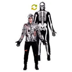 Disfrazzes Disfraces Unisex|Disfraces Halloween Unisex^Disfraz Doble de Zombie y Esqueleto para adultos