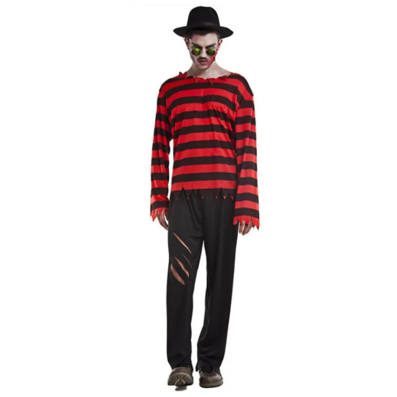Hombre Disfrazzes Disfraces Hombre|Freddy Krueger^Disfraz Freddy Krueger arañazos básico